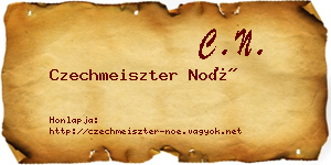 Czechmeiszter Noé névjegykártya